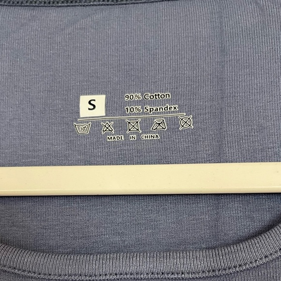 NIP/NWT 4 (FOUR) SHORT SLEEVE SQUARE NECK BODYSYUITS-S/1 each WH-BLK-BL-BR - Picture 14 of 14